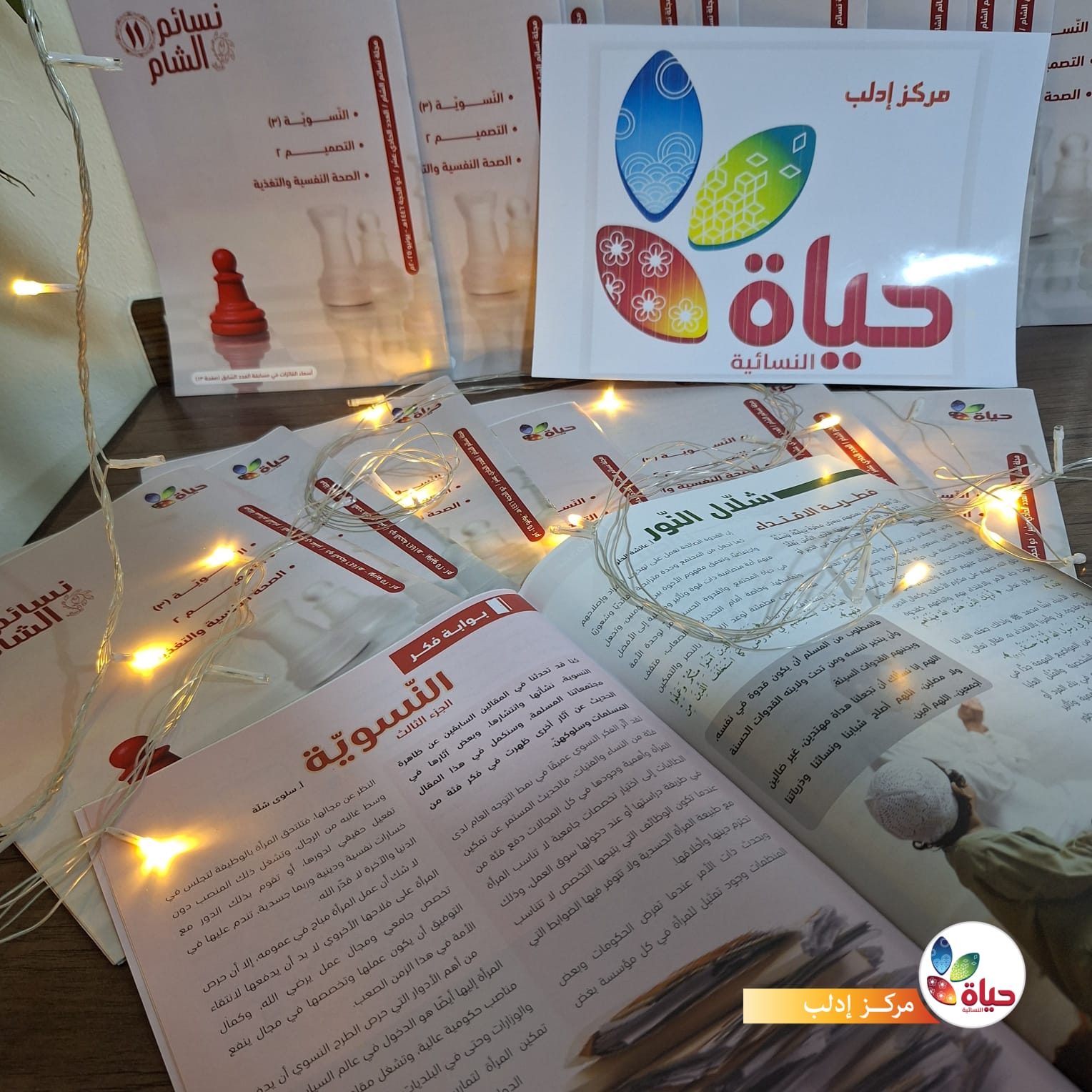 توزيع العدد ١١ من مجلة نسائم الشام في مراكز سوريا والأردن